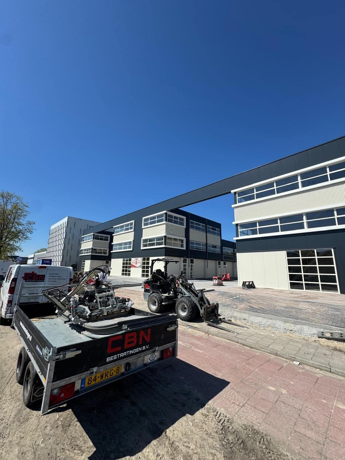 CBN machinaal bestraat