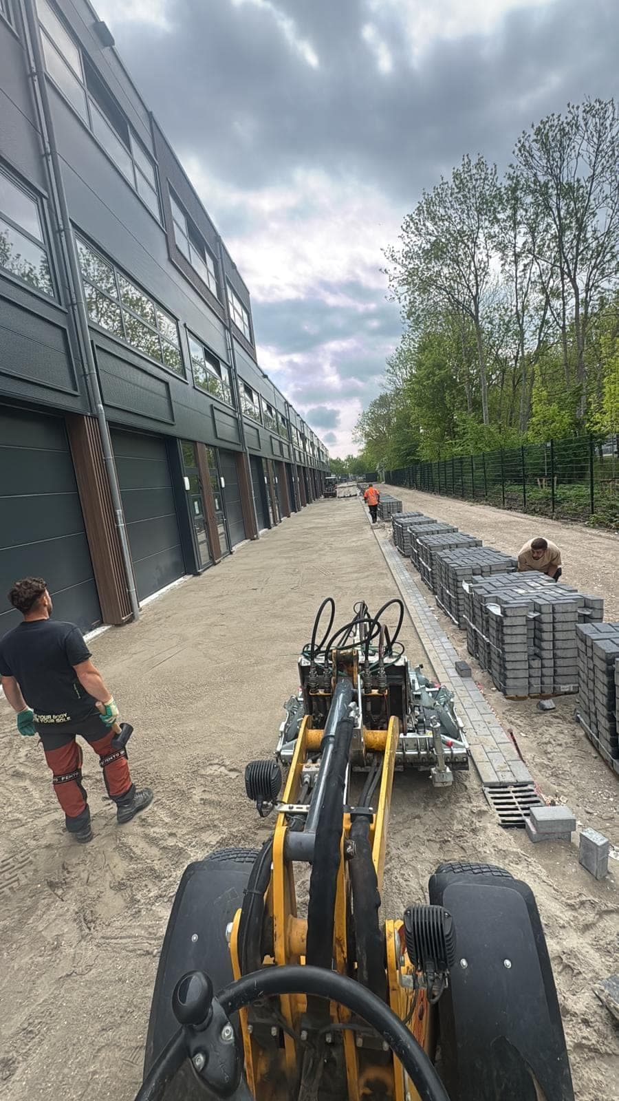 Machinaal banden zetten